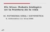 Els Virus: Robots biològics en la frontera de la vida III. PATOGÈNIA VIRAL I SISTEMÀTICA 6. Sistemàtica (1): Virus DNA.