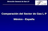 Comparación del Sector de Gas L P México - España Dirección General de Gas LP.