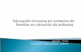 Danilo Frías Fundación Educacional Súmate. Fuente: Umbrales Sociales para Chile, Fundación para la Superación de la Pobreza 2009.