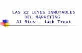 LAS 22 LEYES INMUTABLES DEL MARKETING Al Ries – Jack Trout.