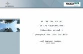 1 EL CAPITAL SOCIAL EN LAS COOPERATIVAS: Situación actual y perspectivas tras las NIIF JOSÉ ENRIQUE CONTELL MAYO 2006.