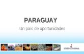 PARAGUAY Un país de oportunidades. Visión país de largo plazo PARAGUAY … eficientes productores de alimentos entre los más eficientes productores de alimentos.