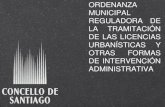 ORDENANZA MUNICIPAL REGULADORA DE LA TRAMITACIÓN DE LAS LICENCIAS URBANÍSTICAS Y OTRAS FORMAS DE INTERVENCIÓN ADMINISTRATIVA.