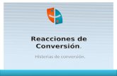 Reacciones de Conversión Reacciones de Conversión. Histerias de conversión.