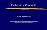Evolución y Conducta Germán Gutiérrez, Ph.D. Laboratorio de Aprendizaje y Comportamiento Animal Universidad Nacional de Colombia.