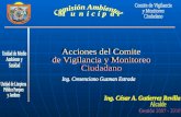 COMITÉ DE VIGILANCIA Y MONITOREO CIUDADANO DRP coordinará con CAM y la oficina de ONPE, para el proceso de selección (transparencia). DRP coordinará.