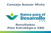Consejo Asesor Mixto Resultados Plan Estratégico SBD.