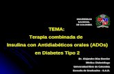 UNIVERSIDADNACIONAL DE COLOMBIA Dr. Alejandro Díaz Bernier Médico Diabetólogo Universidad libre de Colombia Escuela de Graduados - S.A.D. TEMA: Terapia.