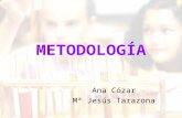METODOLOGÍA Ana Cózar Mª Jesús Tarazona. Principios didácticos de la instrucción La enseñanza es un proceso intencional y sistemático, establecido por.