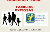 PRINCIPIOS PARA FAMILIAS EXITOSAS Jaime VALDIVIA TUANAMA.