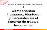 0 1 Componentes humanos, técnicos y materiales en el entorno de trabajo bucodental Técnicas de ayuda odontológica y estomatológica.