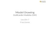 Model Drawing Graficando Modelos (GM) Lección 7 Fracciones.
