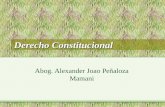 Derecho Constitucional Abog. Alexander Joao Peñaloza Mamani.