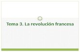 Tema 3. La revolución francesa 6. Introducción Revolución industrial + Revolución francesa → Edad Contemporánea Liberalismo Burguesía y clase obrera 1789.