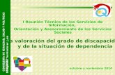 CONSEJERÍA DE IGUALDAD, SALUD Y POLITICAS SOCIALES Delegación Territorial en Jaén I Reunión Técnica de los Servicios de Información, Orientación y Asesoramiento.