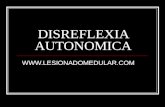 DISREFLEXIA AUTONOMICA  DEFINICION.