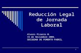 1 Reducción Legal de Jornada Laboral Alvaro Pizarro M. 15 de Noviembre 2004. SOCIEDAD DE FOMENTO FABRIL.