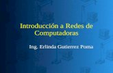 Introducción a Redes de Computadoras Ing. Erlinda Gutierrez Poma.