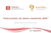 “Intercambio de datos mediante JMS” Algeciras, jueves 24 de octubre de 2013.