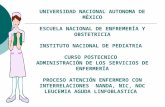 UNIVERSIDAD NACIONAL AUTONOMA DE MÈXICO ESCUELA NACIONAL DE ENFREMERÍA Y OBSTETRICIA INSTITUTO NACIONAL DE PEDIATRIA CURSO POSTECNICO ADMINISTRACIÓN DE.