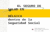 EL SEGURO DE SALUD EN BÉLGICA dentro de la Seguridad Social Unión Nacional de Mutualidades Socialistas Peru julio 2009.