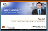Infonova Consultores Para más información: Jose R. Vilar, CISA, CISM jvilar@infonova.es Qadd Quick Application Design & Development.
