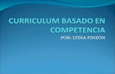 POR: LYDIA PINZÓN. DEFINICIÓN DE CURRICULUM Se refiere al conjunto de competencias básicas, objetivos, contenidos, criterios metodológicos y de evaluación.