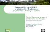 Fondo Cooperativo para el Carbono de los Bosques (Forest Carbon Partnership Facility) Preparación para REDD e Integración Ciudadana en América Latina y.