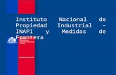 Instituto Nacional de Propiedad Industrial – INAPI y Medidas de Frontera.