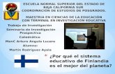 Trabajo de Investigación Seminario de Investigación Prospectiva Catedrático MenC Arturo Angulo Lucero Alumno: Martín Rodríguez Ayala ESCUELA NORMAL SUPERIOR.