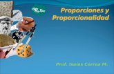 Prof. Isaías Correa M.. Objetivos: Aplicar las propiedades de razones y proporciones. Reconocer y distinguir entre una proporción directa y una proporción.