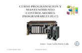 CURSO PROGRAMACION Y MANTENIMIENTO CONTROLADORES PROGRAMABLES PLC5 Autor: Juan Carlos Rubio Calín.