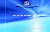 Programa Primer Empleo P ROGRAMA P RIMER E MPLEO Presentación ante la Confederación Patronal de la República Mexicana Febrero 2007.