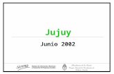 Junio 2002 Jujuy. Sociodemográfico Fuente: SIEMPRO, en base a datos de la EPH, INDEC. 611.484 personas En el 2001, residían en Jujuy...que representaban.