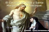 El Corazón de Jesús y Santa Margarita María Alacoque. Fuente: .