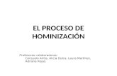 EL PROCESO DE HOMINIZACIÓN Profesoras colaboradoras: Consuelo Antía, Alicia Dutra, Laura Martínez, Adriana Rojas.