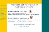 Principal Introducción Metodología Países Bases de datos Documentación Quienes somos Proyecto sobre Migración Latinoamericana Universidad de Princeton.