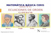 MATEMÁTICA BÁSICA CERO Sesión N°11 ECUACIONES DE ORDEN SUPERIOR Departamento de Ciencias.