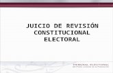JUICIO DE REVISIÓN CONSTITUCIONAL ELECTORAL. 2 Juicio de Revisión Constitucional Electoral Federal Definición Medio de control constitucional, establecido.