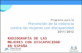 RADIOGRAFÍA DE LAS MUJERES CON DISCAPACIDAD EN ESPAÑA.