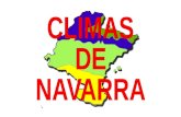 CLIMA DE MONTAÑA CLIMA OCEÁNICO O ATLÁNTICO CLIMA DE TRANSICIÓN CLIMA MEDITERRÁNEO CONTINENTAL CLIMAS DE NAVARRA.