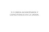 3.5 CARGA ALMACENADA Y CAPACITANCIA EN LA UNION..