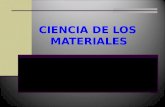 CIENCIA DE LOS MATERIALES. Materiales división MATE-RIALES METALESCERÁMICOPOLÍMEROCOMPUESTELECTRO-