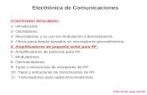 Electrónica de Comunicaciones ATE-UO EC amp señ 00 CONTENIDO RESUMIDO: 1- Introducción. 2- Osciladores. 3- Mezcladores y su uso en modulación y demodulación.