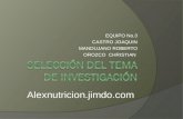 EQUIPO No.3 CASTRO JOAQUIN MANDUJANO ROBERTO OROZCO CHRISTIAN Alexnutricion.jimdo.com.