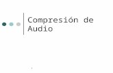 1 Compresión de Audio. 2 Existen básicamente dos tipos de compresión. Lossless Lossy.