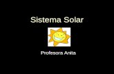 Sistema Solar Profesora Anita. ¿Qué aprenderás? Características generales de los planetas. Clasificación de los planetas.
