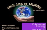 4º domingo de Cuaresma (B) Juan 3, 14 - 21 José Antonio Pagola Música:Silfides2 Present:B.Areskurrinaga.