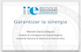Garantizar la sinergia Marcelo García Dieguez Insitituto de Investigaciones Epidemiologicas Academia Nacional de Medicina de Buenos Aires.