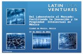 Confidencial Del Laboratorio al Mercado: Facilitando la Inovación y la Propiedad Intelectual en México Ciudad de México, México 25 de Abril de 2012.